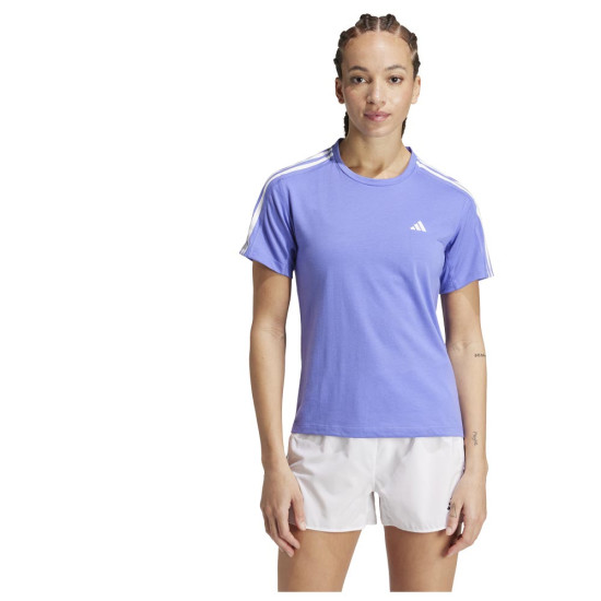 Adidas Γυναικεία κοντομάνικη μπλούζα Own the Run 3-Stripes Tee